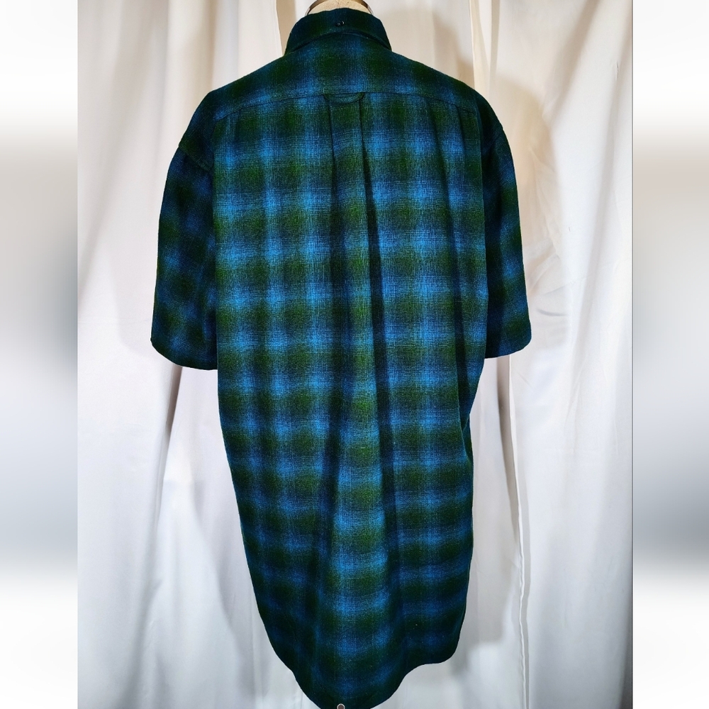 Pendleton Wool Button Down Shirt, Men, Short Slee… - image 4
